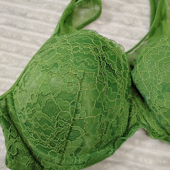 women's green Gilligan & O'Malley push up bra in size 36C - Picture 4 of 9